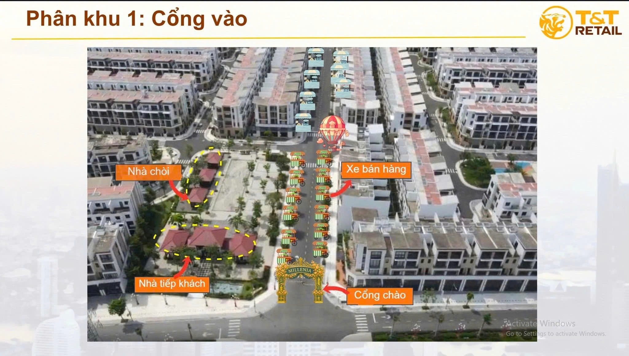 Địa Điểm Cổng Vào Sự Kiện Tại T&T City Millennia Long Hậu