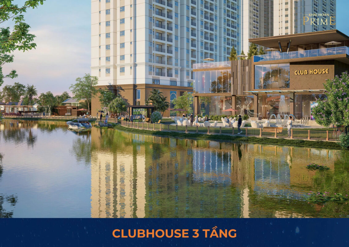 Clubhouse 3 tầng tại dự án Khải Hoàn Prime, Nhà Bè