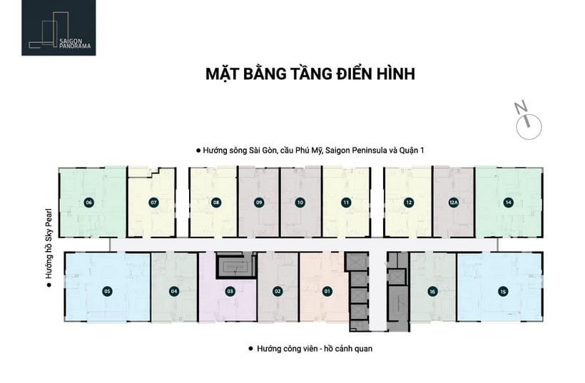 Mặt bằng River Panorama