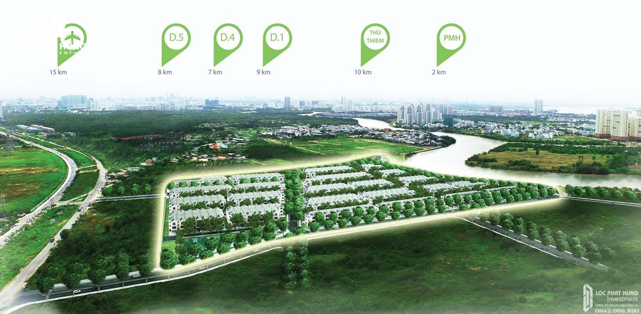 Mặt bằng Nine South Estates