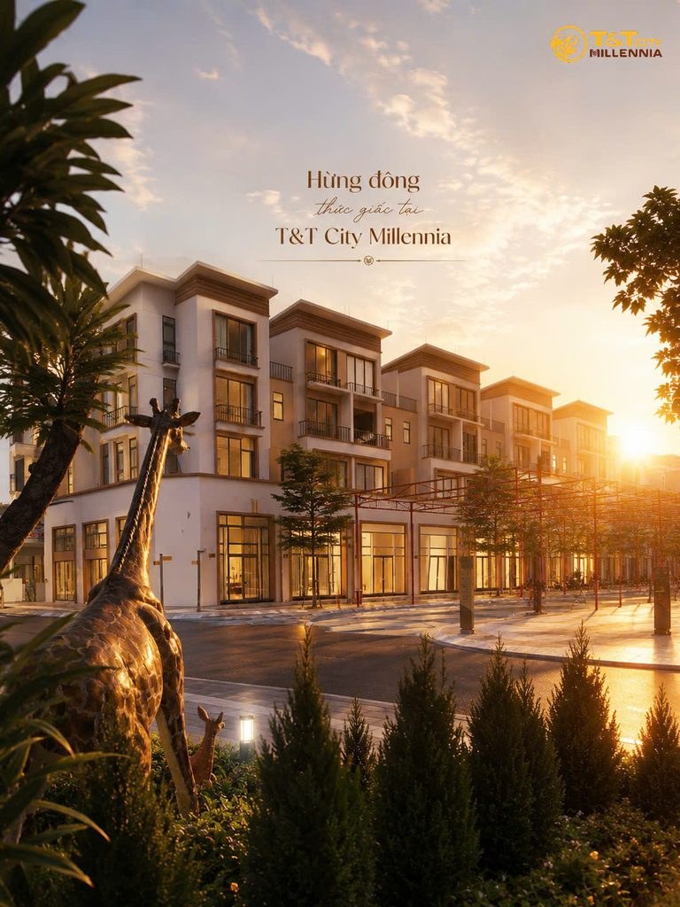 Hình ảnh một góc nhìn về Shophouse T&T City Millennia