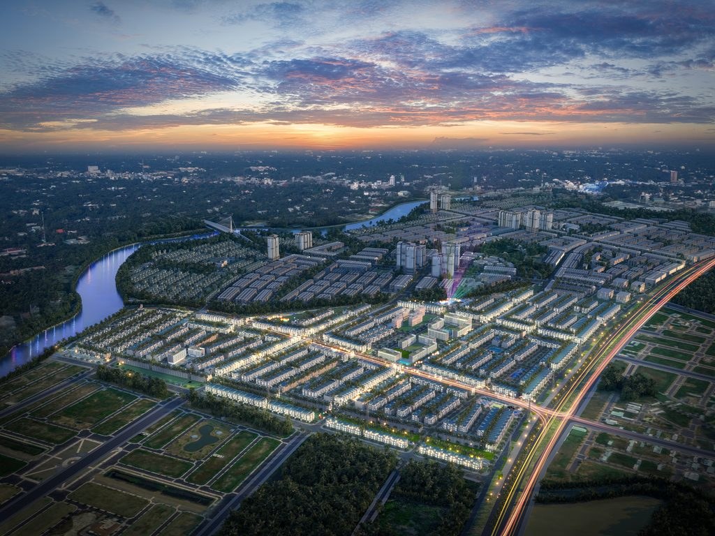 Phối cảnh đại đô thị T&T City Millennia từ trên cao