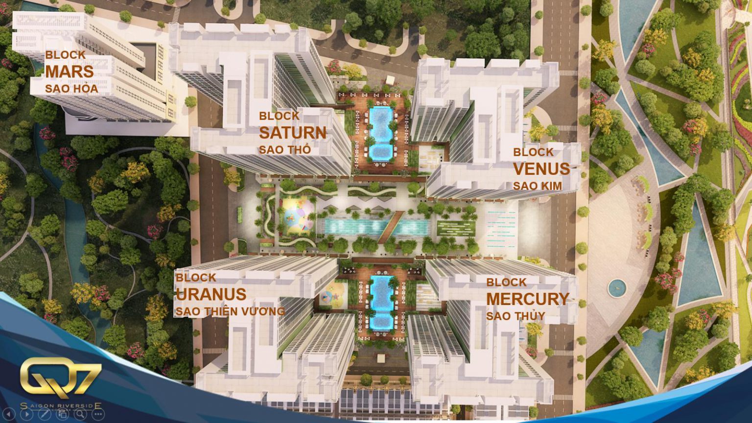 Mặt bằng Q7 Saigon Riverside