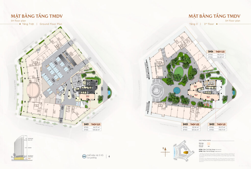 Mặt bằng The Regency Phú Mỹ Hưng